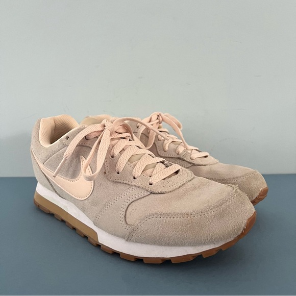 Nike Shoes - Nike MD Runner 2 SE Guava Ice Gum Suede Lace Up Sneakers